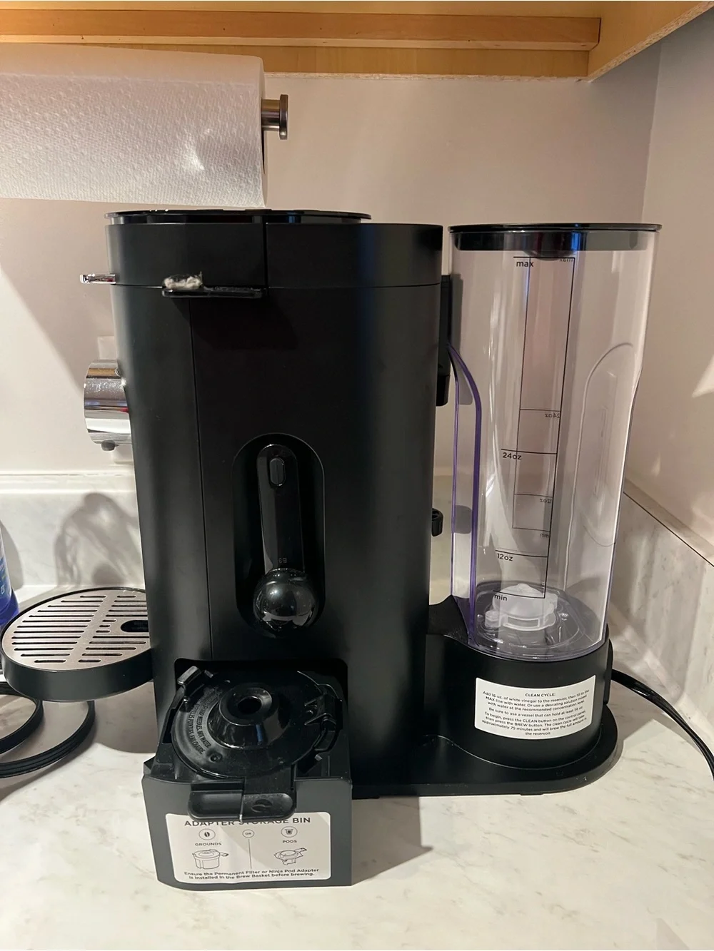 Ninja Black Single-Serve Espresso Maker with Built-In Frother